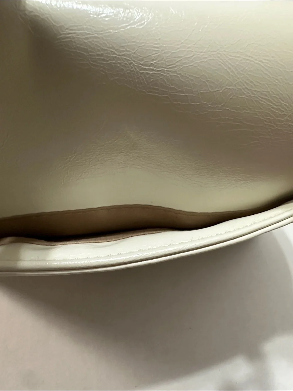 Madden NYC Cream Top-Handle Satchel with Colorful Charm